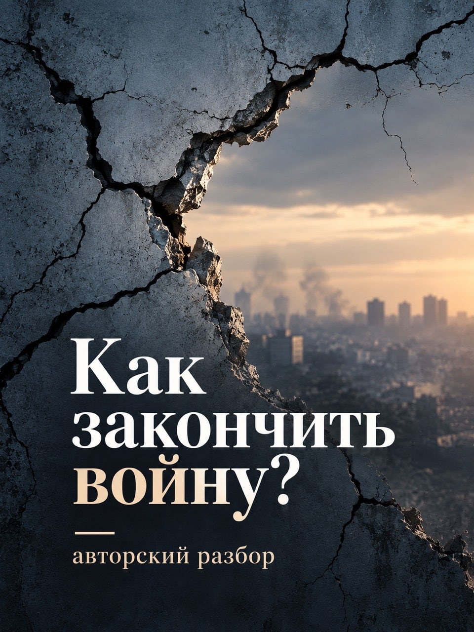 Как закончить войну? — авторский разбор